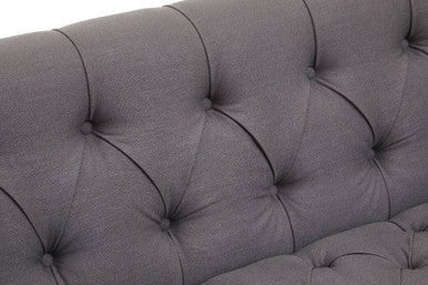 Surina 2 Seat Grey Fabric Sofa - Image 12