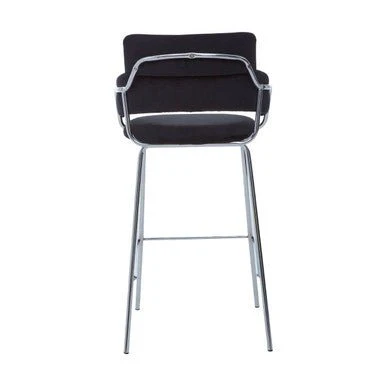 Tamzin Black Velvet Bar Chair - Image 4