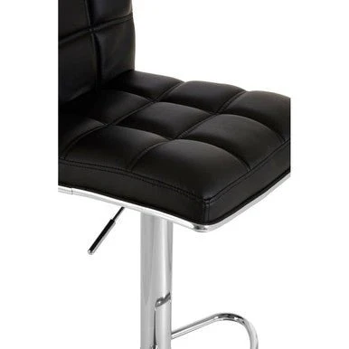 Tavor Black Faux Leather Bar Chair - Image 11