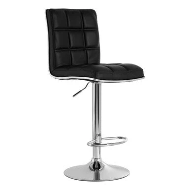Tavor Black Faux Leather Bar Chair - Image 7