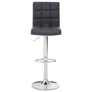 Tavor Grey Faux Leather Bar Chair - Image 5