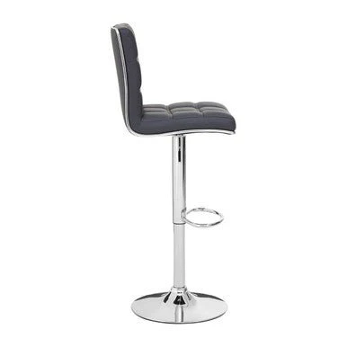 Tavor Grey Faux Leather Bar Chair - Image 8
