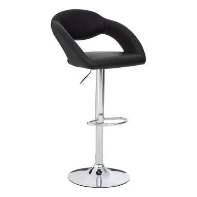 Taylor Black Faux Leather Bar Chair - Image 7