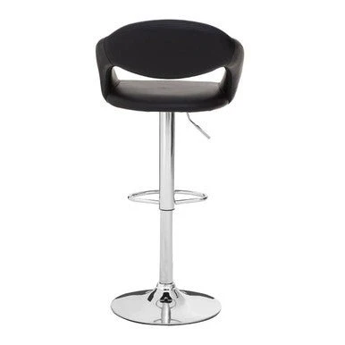 Taylor Black Faux Leather Bar Chair - Image 9
