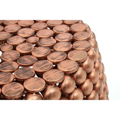 Templar Copper Finish Barrel Stool - Image 8