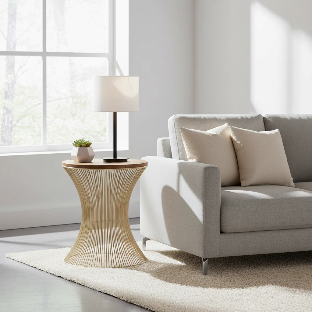 Templar Hourglass Side Table - Image 4