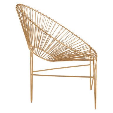 Templar Iron Chair With Hairpin Legs - Image 6