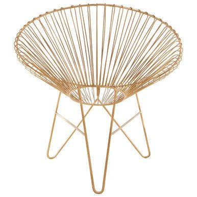 Templar Iron Chair With Hairpin Legs - Image 7