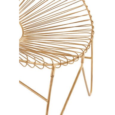 Templar Iron Chair With Hairpin Legs - Image 9