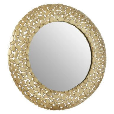 Templar Pebble Effect Round Wall Mirror - Image 5