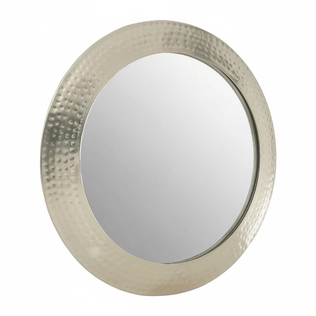 Templar Pewter Finish Wall Mirror - Image 2
