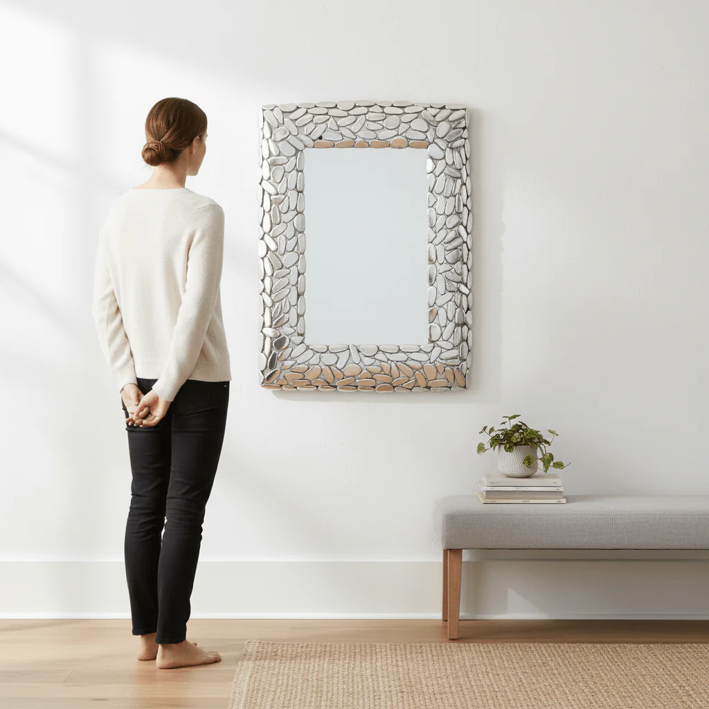 Templar Rectangular Wall Mirror - Image 2