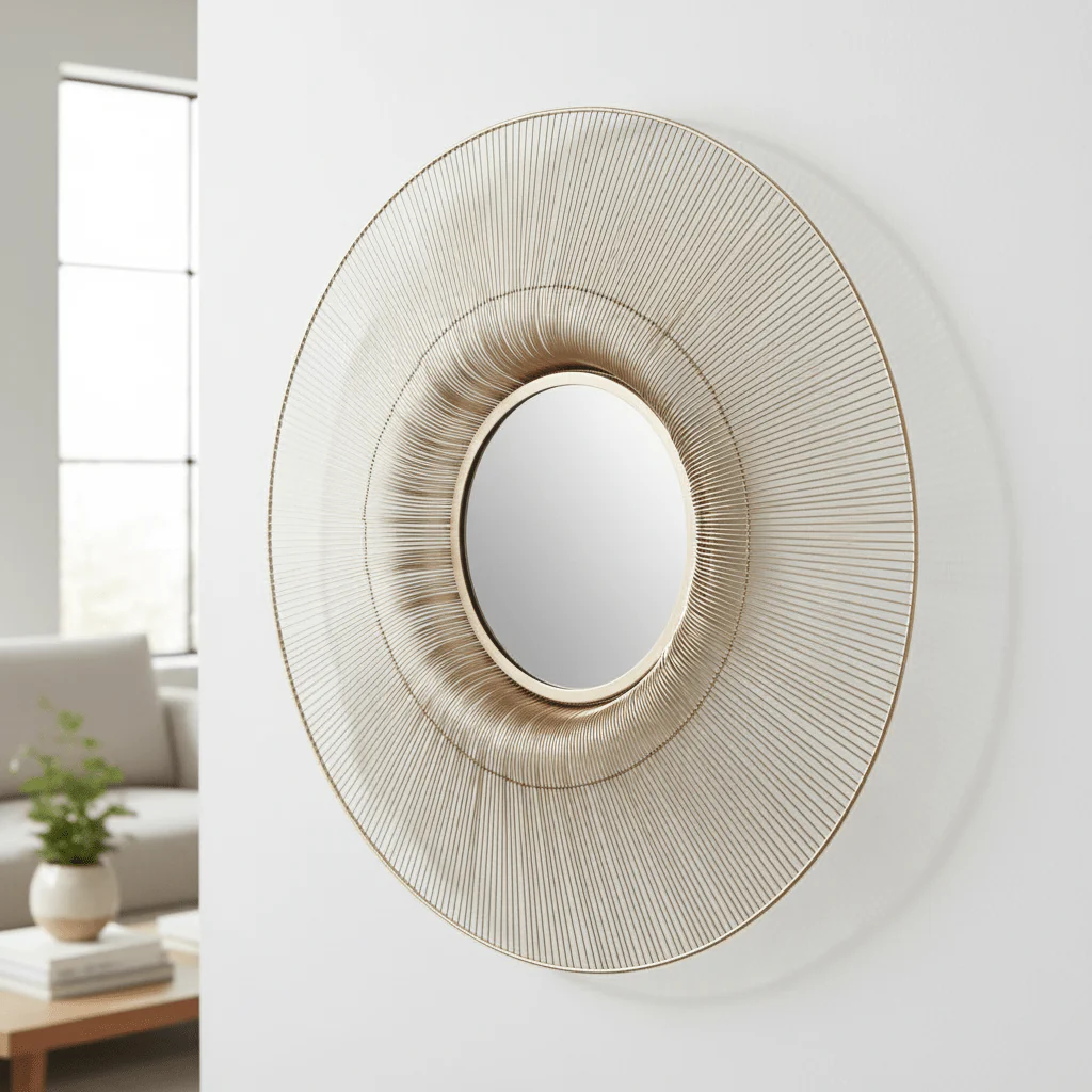 Templar Wire Wall Mirror - Image 2