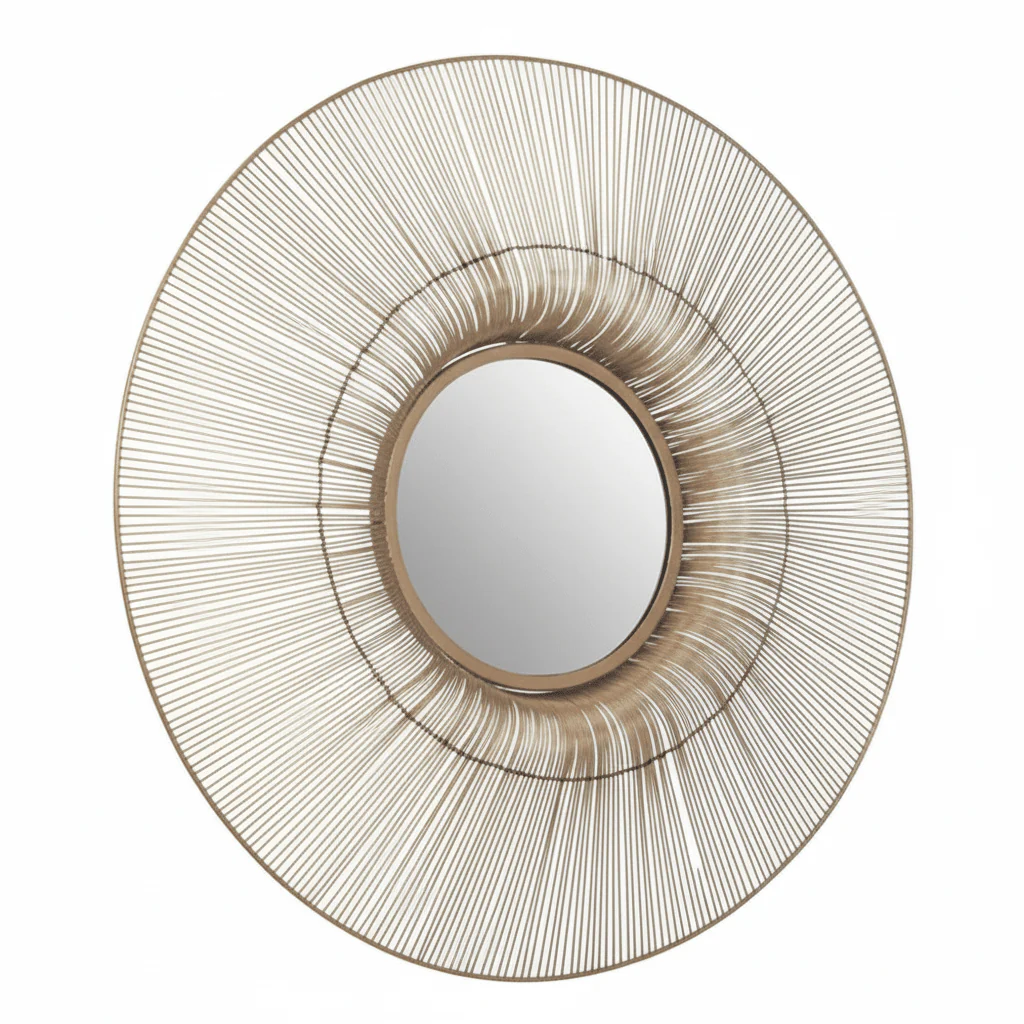 Templar Wire Wall Mirror - Image 4