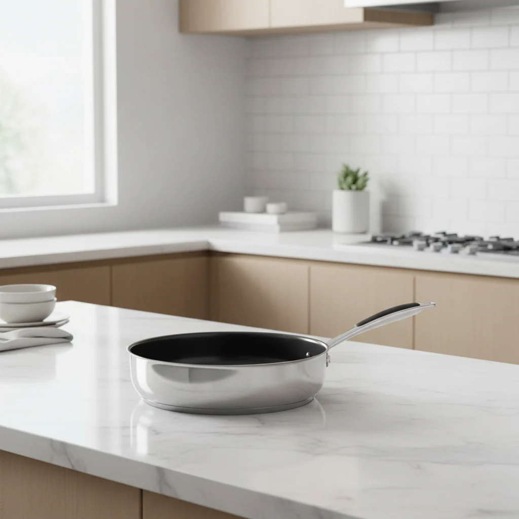 Tenzo S Series Frypan With Raised Edges - Image 4