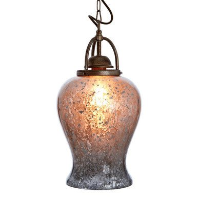 Terina Antique Silver Finish Pendant Light - Image 6