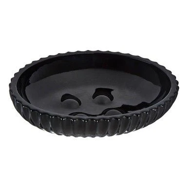 Ticino Brittany Black Glass Soap Dish - Image 5