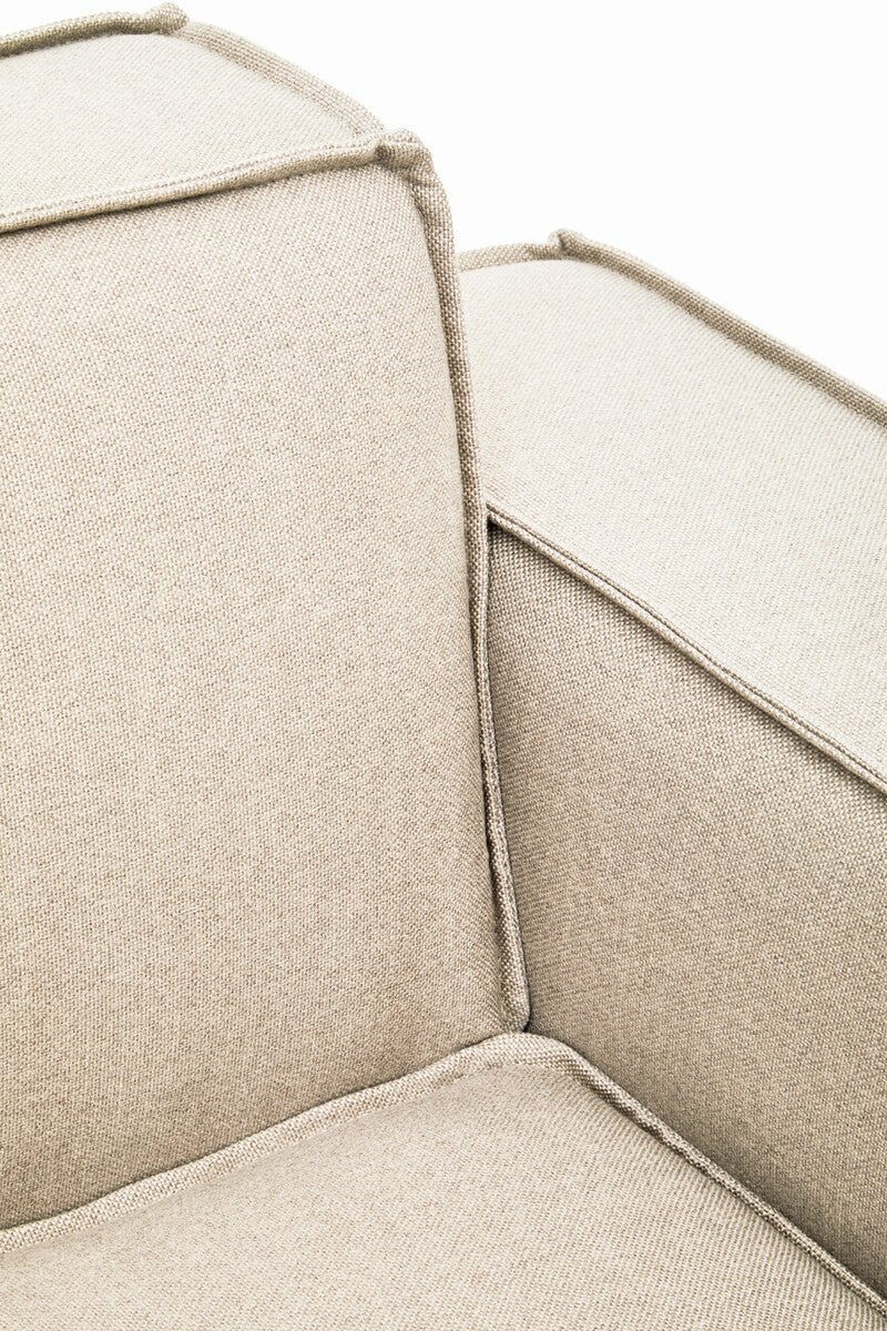 Toulouse Cream Fabric Left Arm Sofa - Image 27