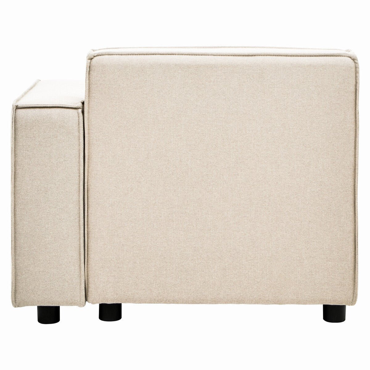 Toulouse Cream Fabric Left Arm Sofa - Image 5
