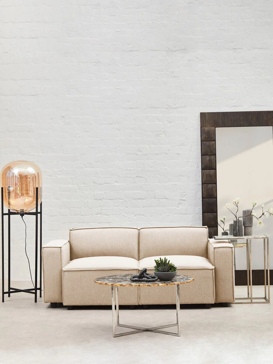 Toulouse Cream Fabric Right Arm Sofa - Image 15