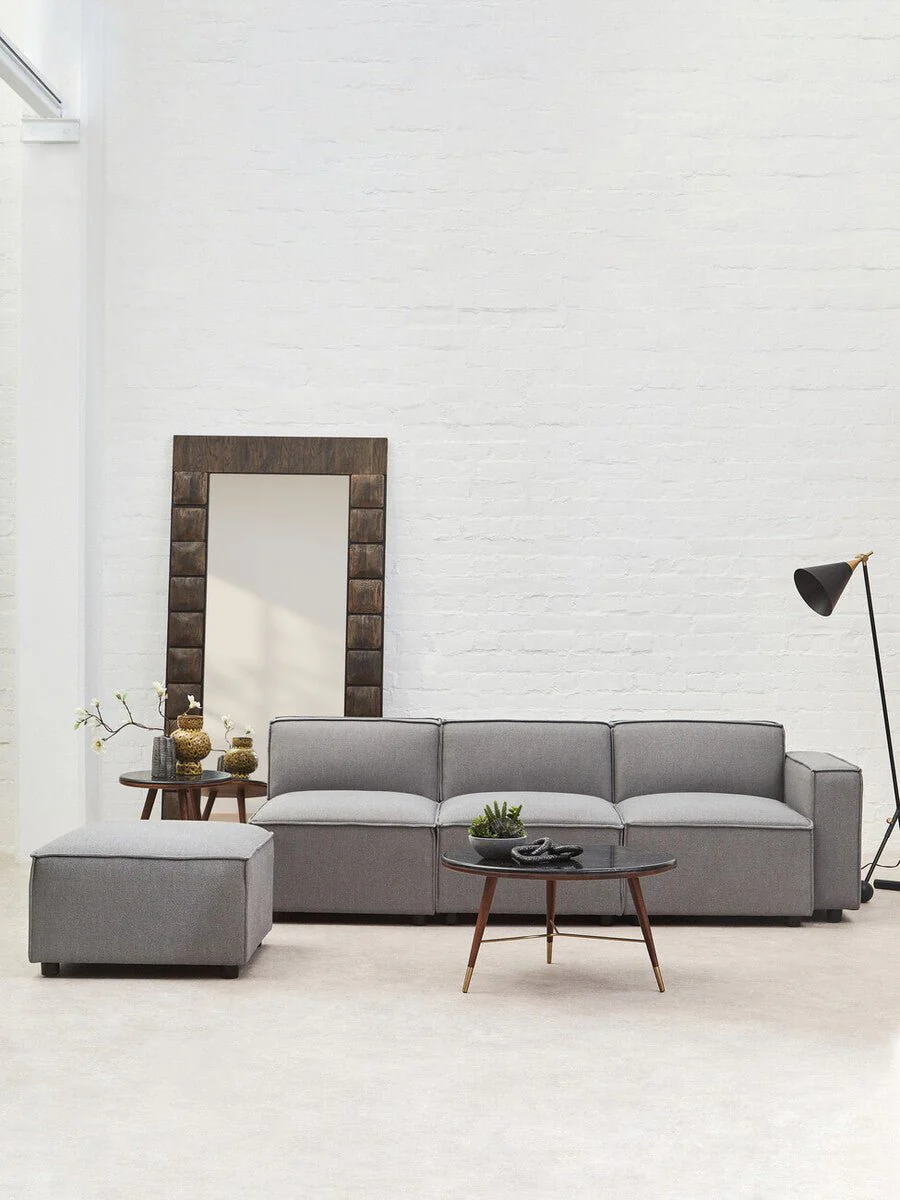 Toulouse Grey Fabric Left Arm Sofa - Image 17