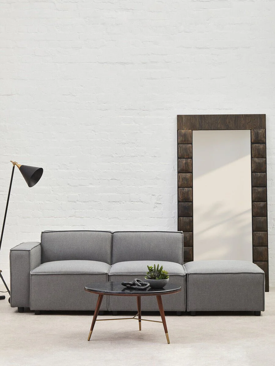 Toulouse Grey Fabric Left Arm Sofa - Image 21