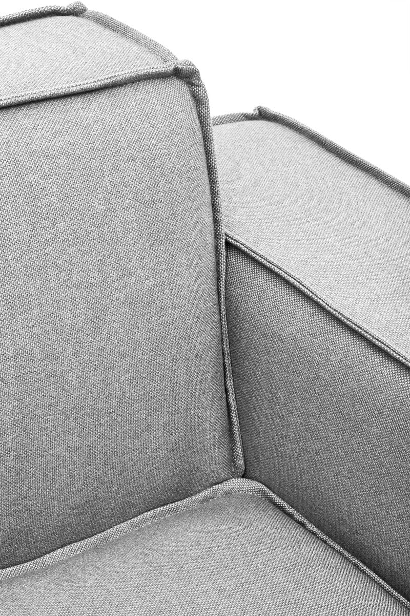 Toulouse Grey Fabric Left Arm Sofa - Image 24