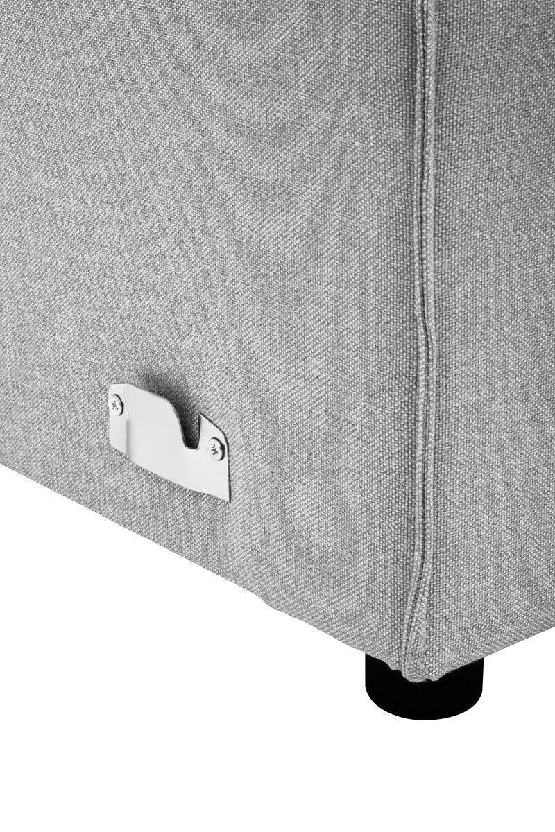 Toulouse Grey Fabric Left Arm Sofa - Image 25