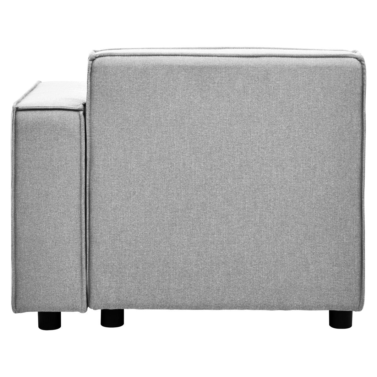 Toulouse Grey Fabric Left Arm Sofa - Image 5