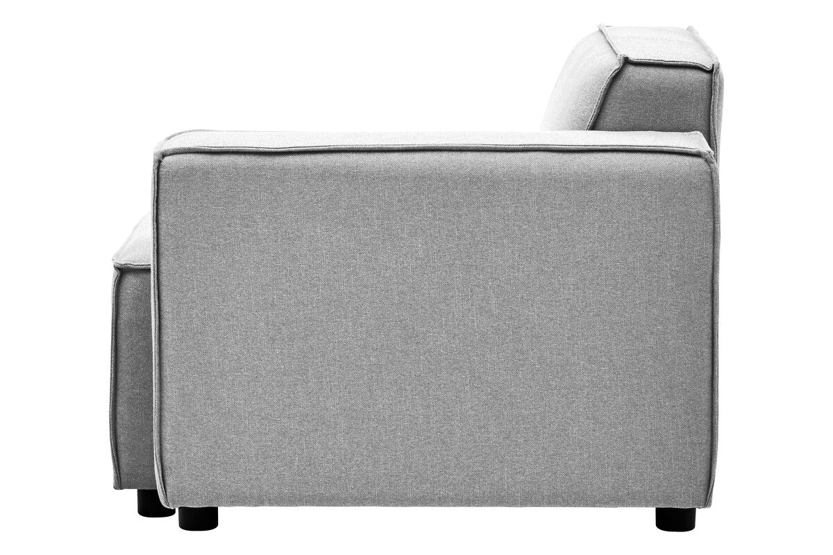 Toulouse Grey Fabric Left Arm Sofa - Image 6