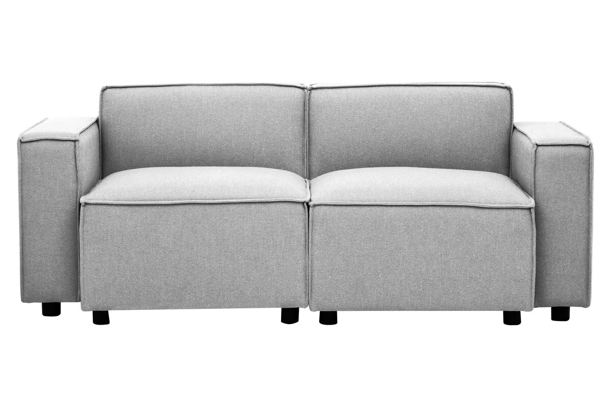 Toulouse Grey Fabric Left Arm Sofa - Image 7