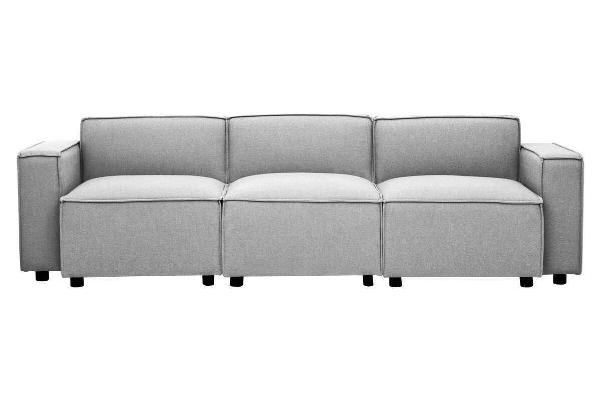 Toulouse Grey Fabric Right Arm Sofa - Image 10