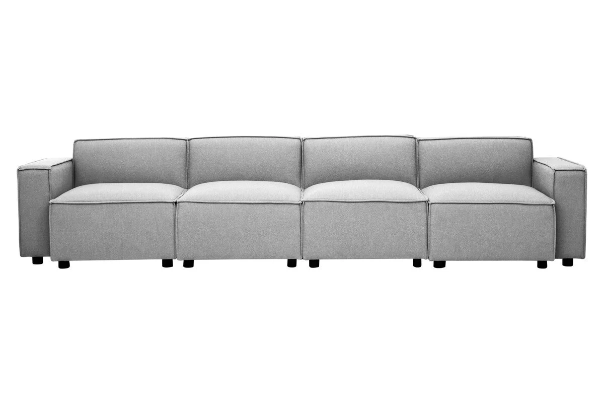 Toulouse Grey Fabric Right Arm Sofa - Image 13