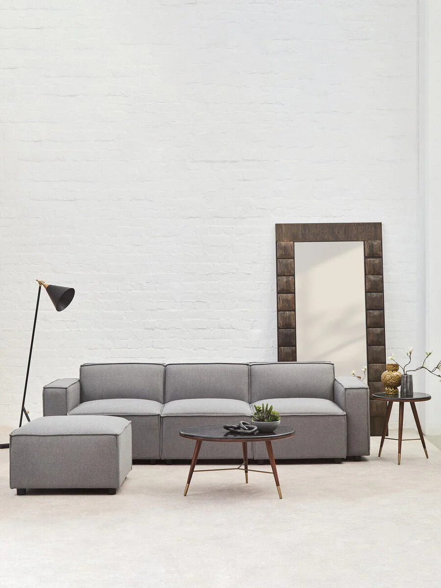 Toulouse Grey Fabric Right Arm Sofa - Image 2