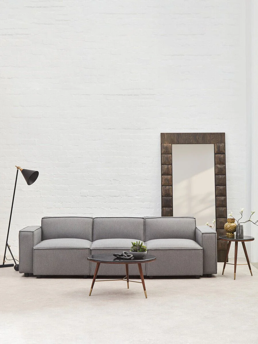Toulouse Grey Fabric Right Arm Sofa - Image 22