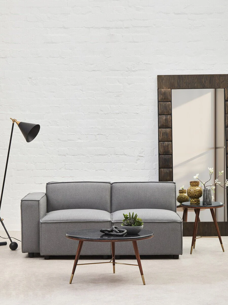 Toulouse Grey Fabric Right Arm Sofa - Image 26