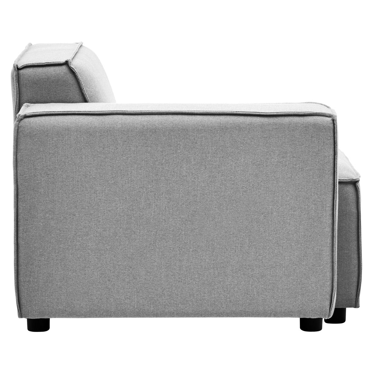 Toulouse Grey Fabric Right Arm Sofa - Image 4