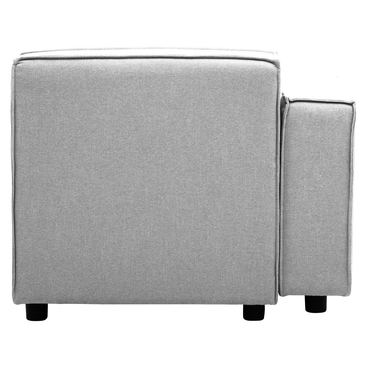 Toulouse Grey Fabric Right Arm Sofa - Image 5