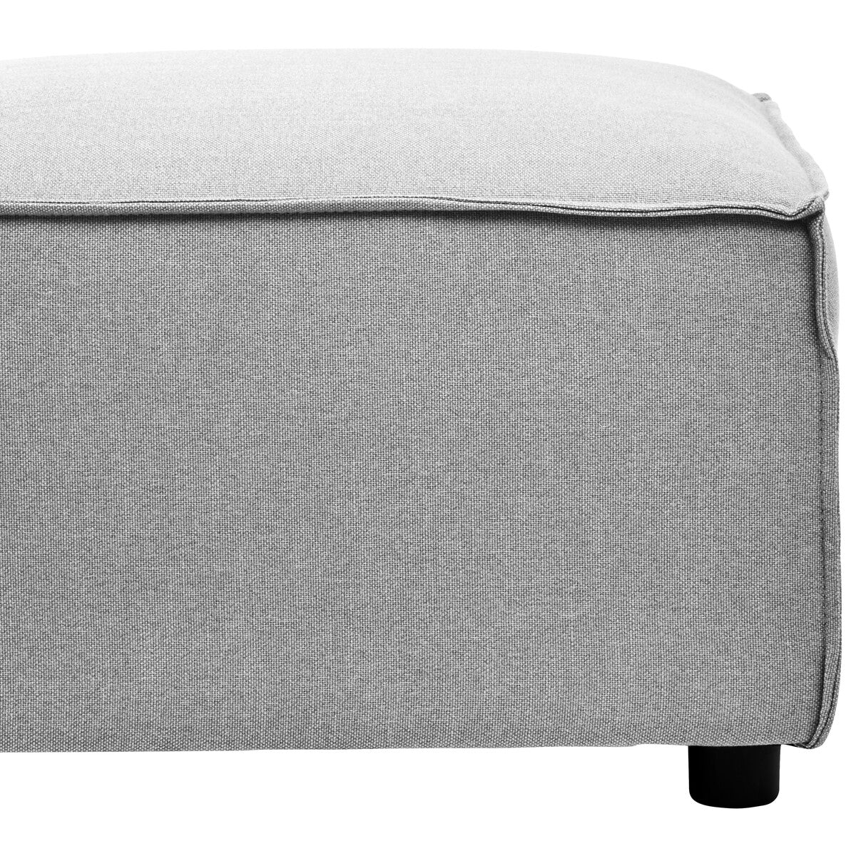 Toulouse Grey Fabric Sofa Ottoman - Image 16