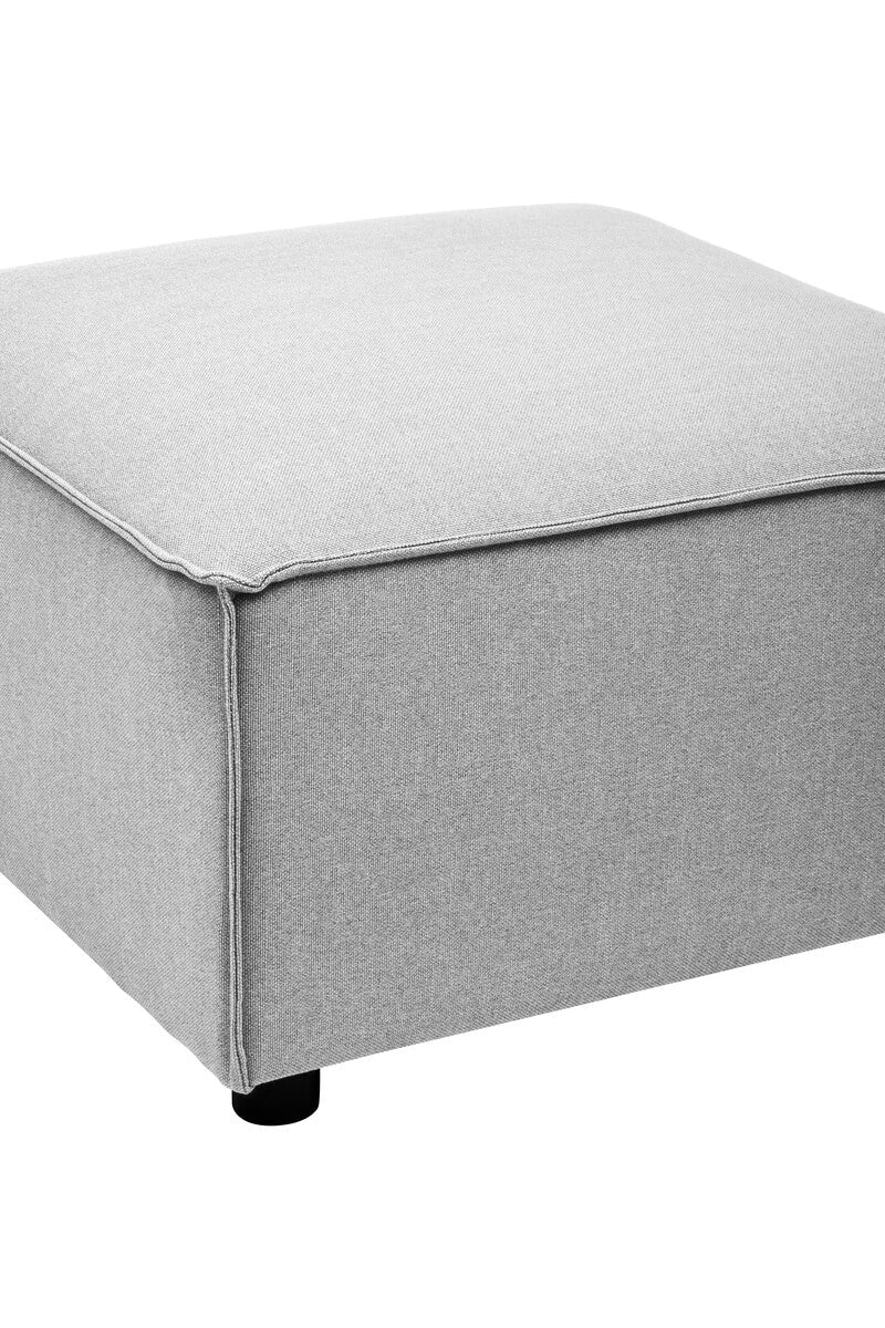 Toulouse Grey Fabric Sofa Ottoman - Image 17