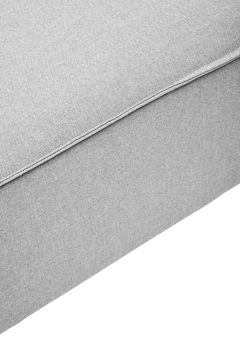 Toulouse Grey Fabric Sofa Ottoman - Image 18