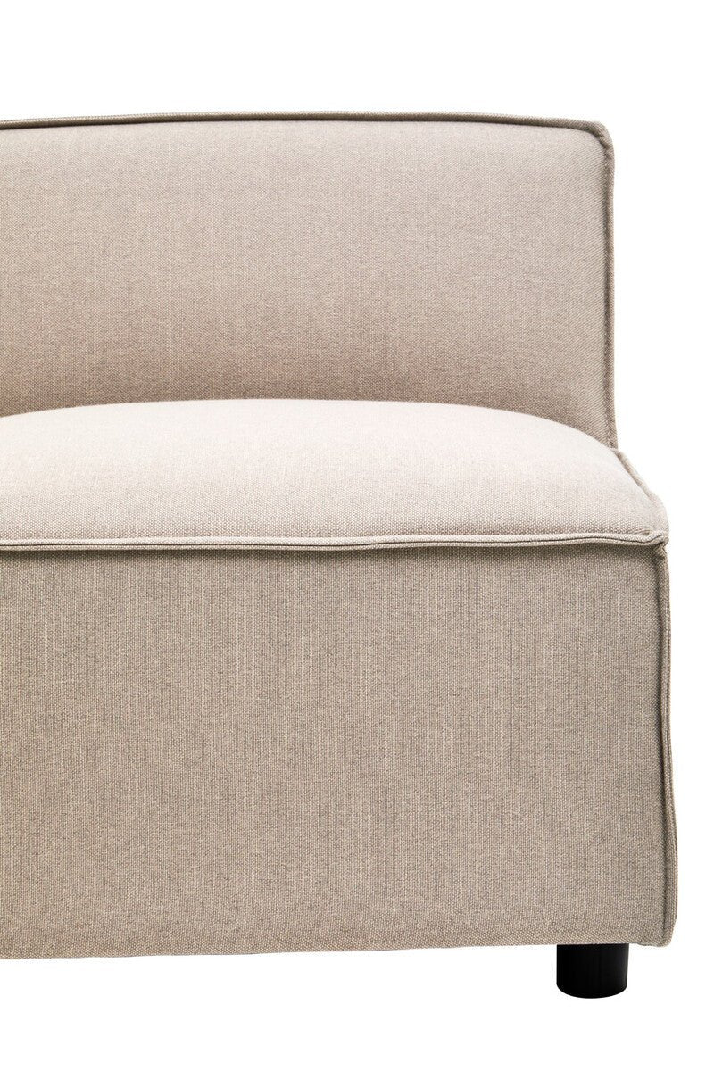Toulouse Natural Fabric Armless Sofa - Image 19