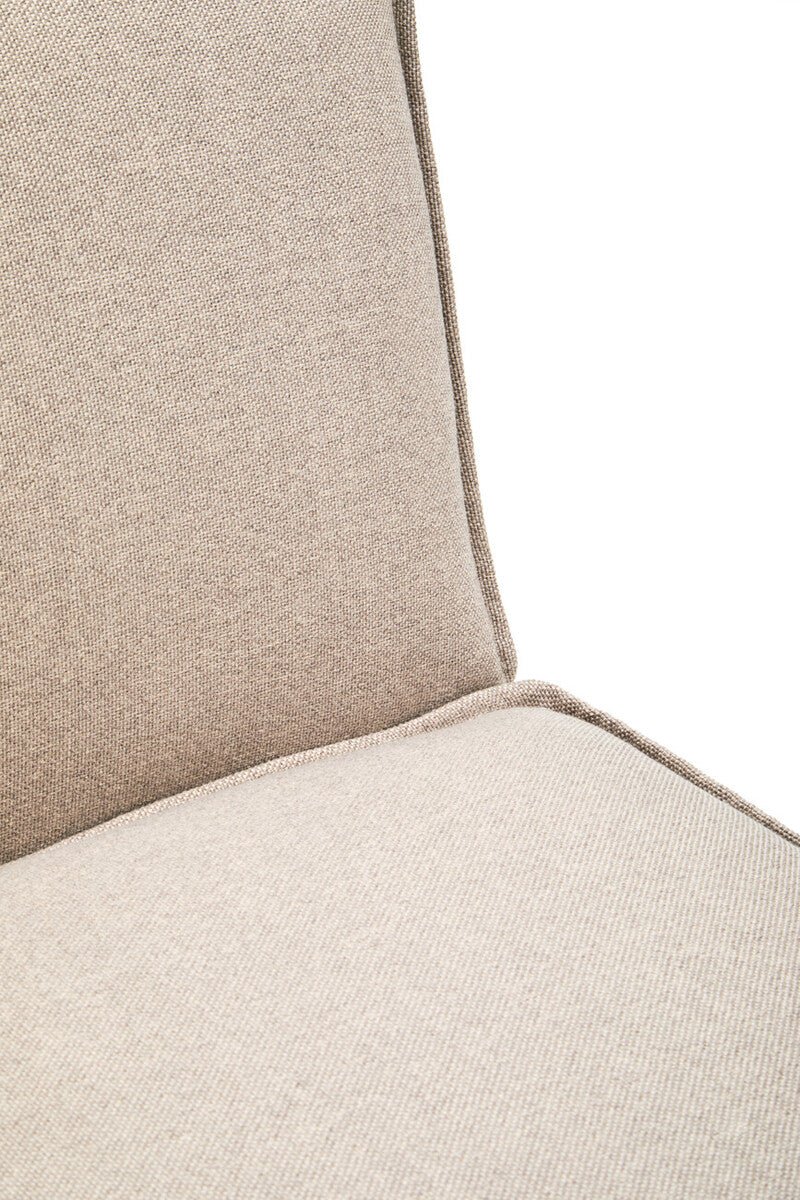 Toulouse Natural Fabric Armless Sofa - Image 21