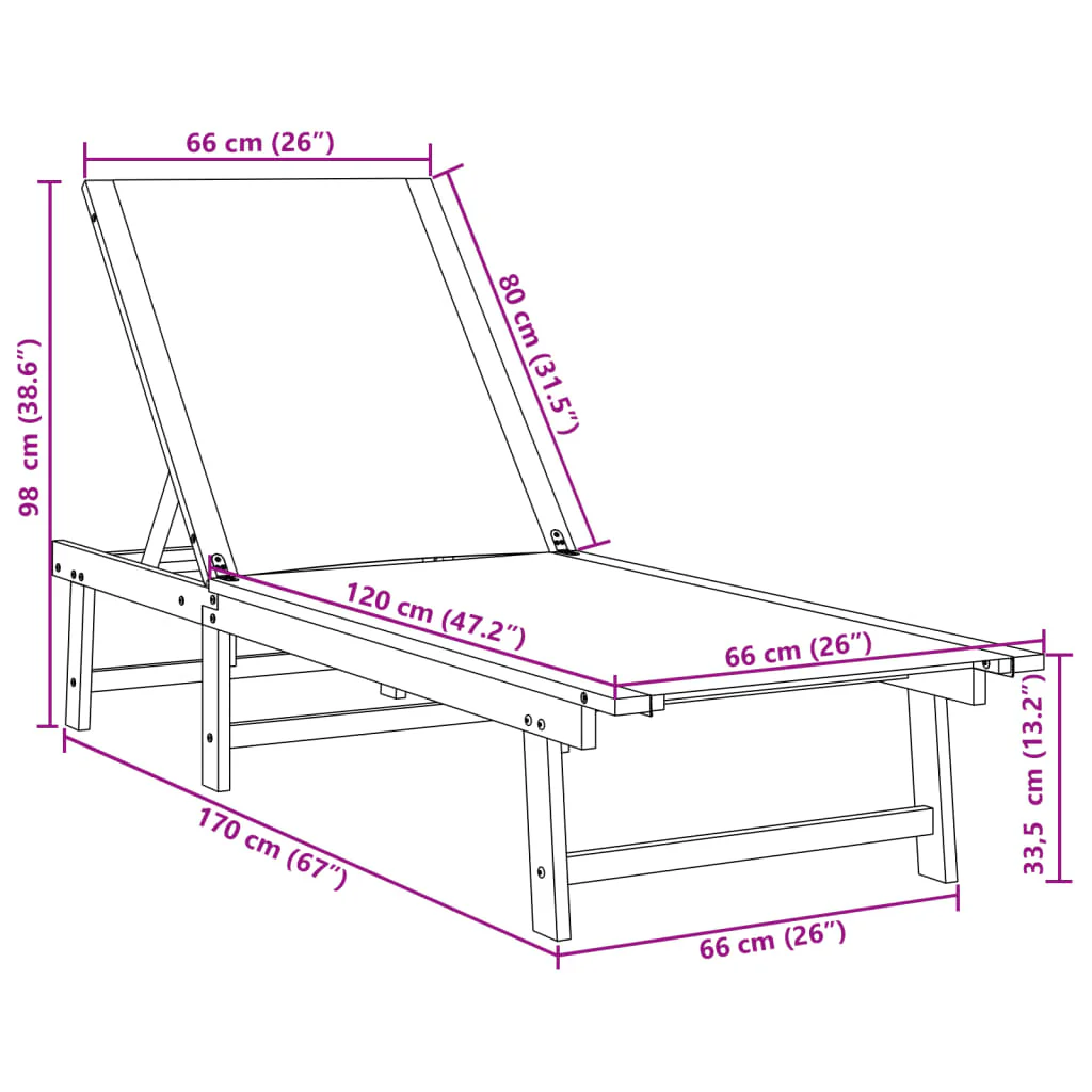 Trena Acacia Wood - 200cm - Image 11