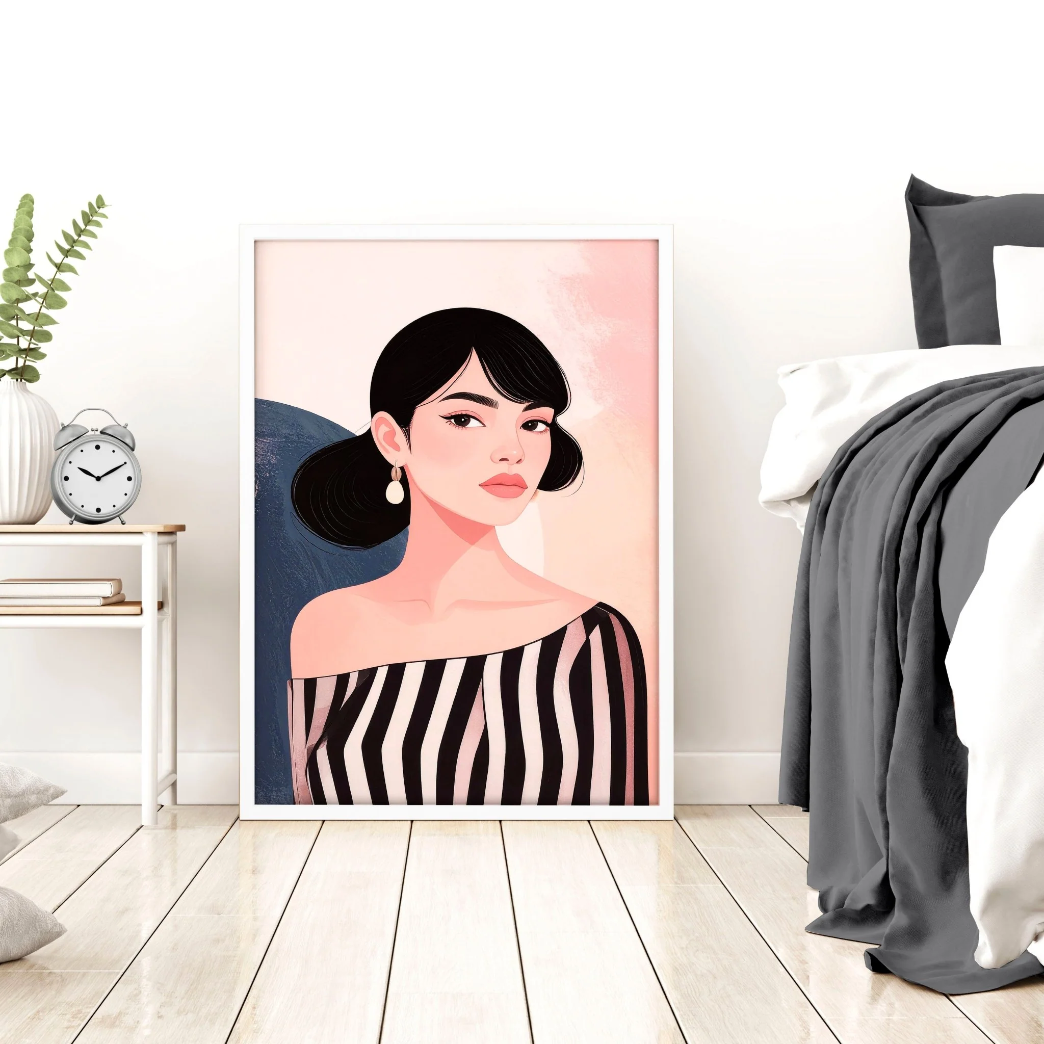 Trendy Wall Art For Bedroom | Set of 3 Bohemian Women Prints - Image 7