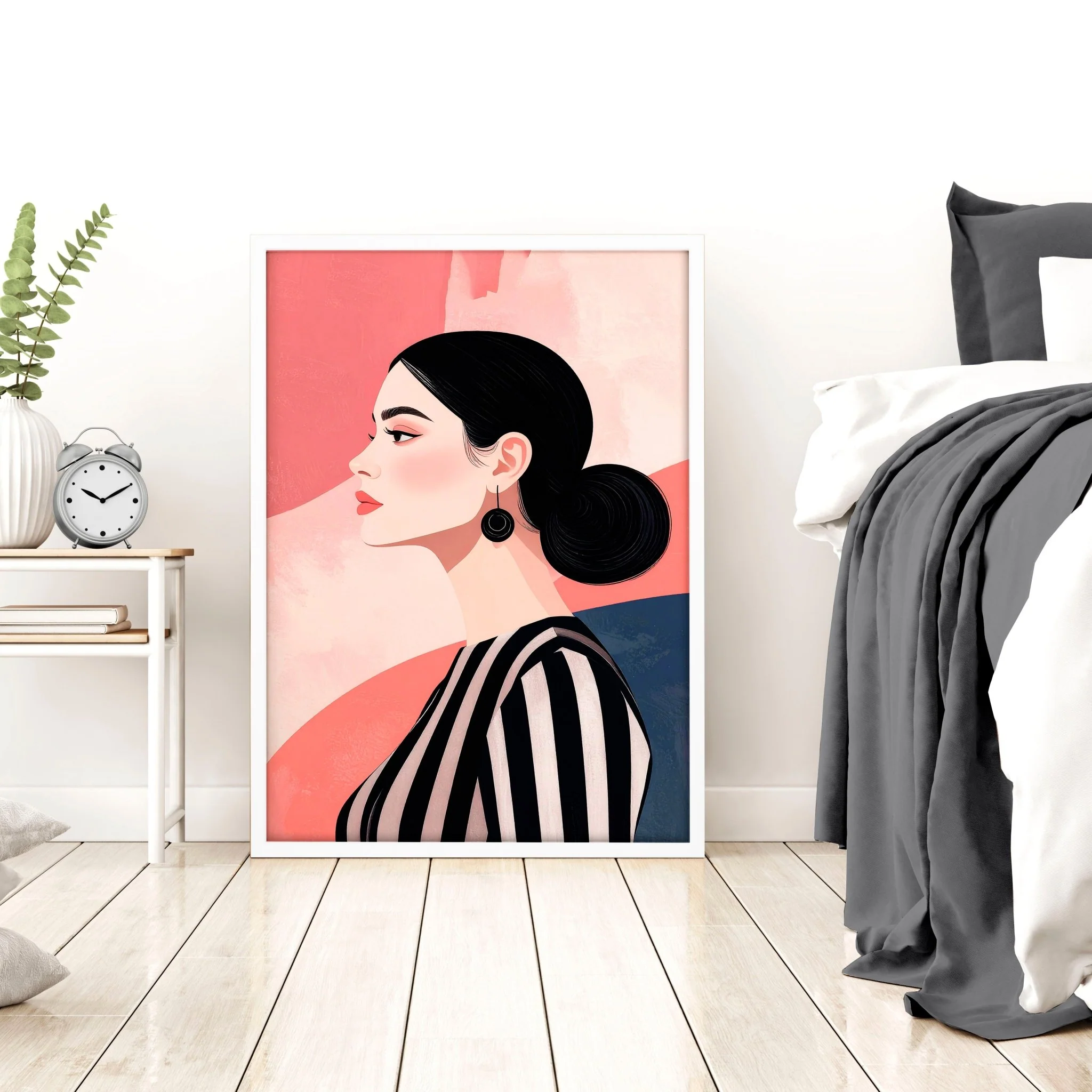Trendy Wall Art For Bedroom | Set of 3 Bohemian Women Prints - Image 9