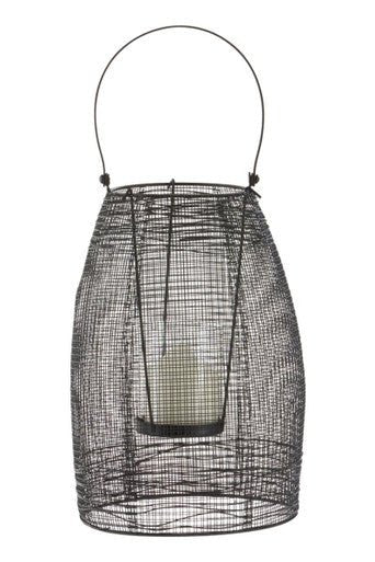 Trento Black Finish Small Lantern - Image 6
