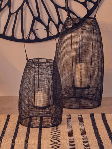 Trento Black Finish Small Lantern - Image 8
