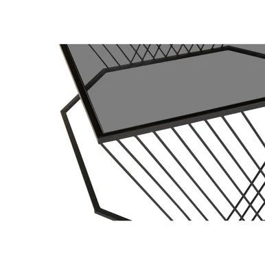 Trento Coffee Table With Grey Glass Top - Image 10