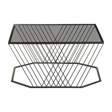 Trento Coffee Table With Grey Glass Top - Image 11
